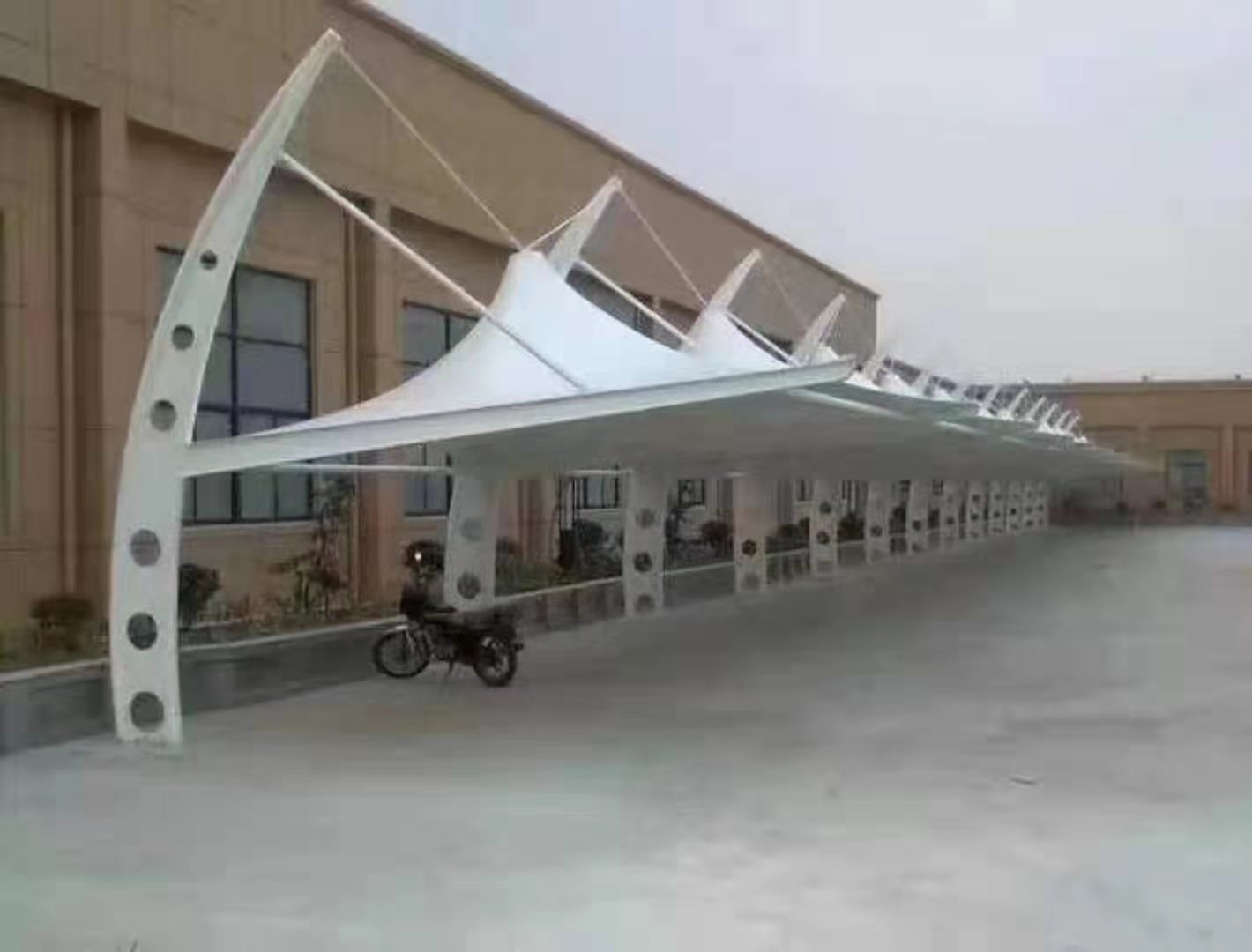 膜結構汽車棚